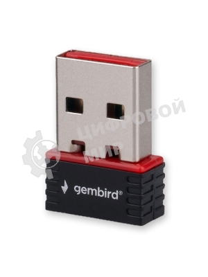 Сетевой микро адаптер WiFi Gembird 150 Мбит, USB, 802.11b/g/n
