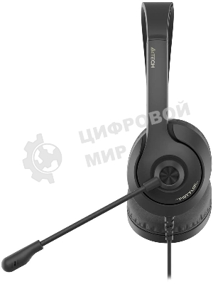 Гарнитура A4Tech FStyler FH100U чёрный, проводная, USB