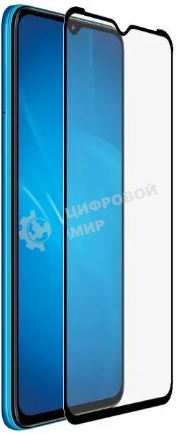 Защитное стекло для экрана DF itColor-08 черный для Itel A49 2.5D 1шт. черный