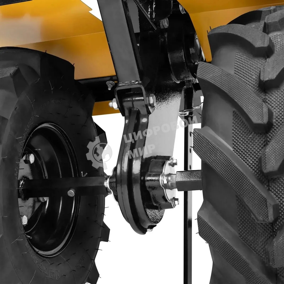 Мотоблок Denzel DPT-670S-PRO, 7 л.с., ремен.сцеп, фрез 3х4, ШОМ, передачи 6В/2Н