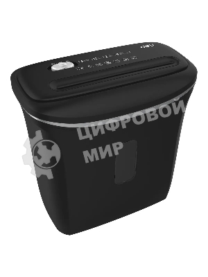 Шредер Deli E9945 черный (секр.P-4) фрагменты 6лист. 12лтр. скобы пл.карты