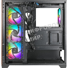 Компьютерный корпус Azza Neptune черный без БП ATX 5x120мм 2x140мм 2xUSB2.0 1xUSB3.0 audio bott PSU