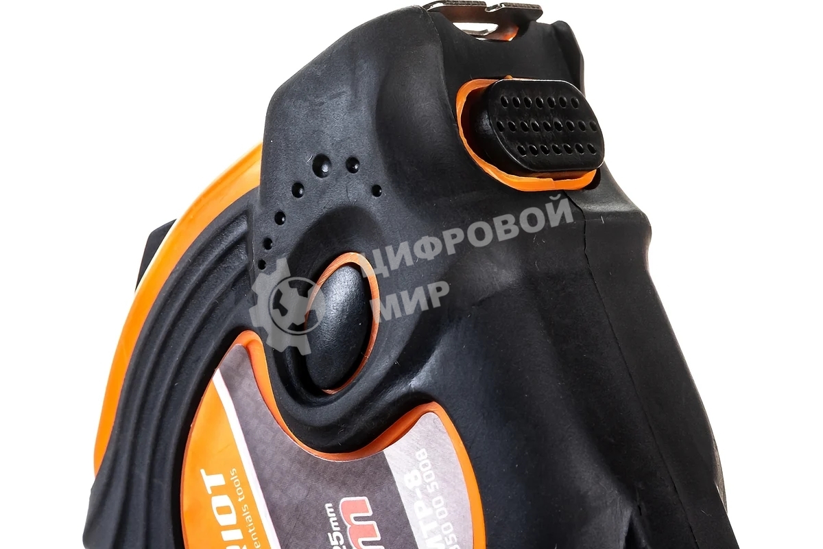 Рулетка PATRIOT MTP-8, ударопрочный корпус, обрезиненная, 8м