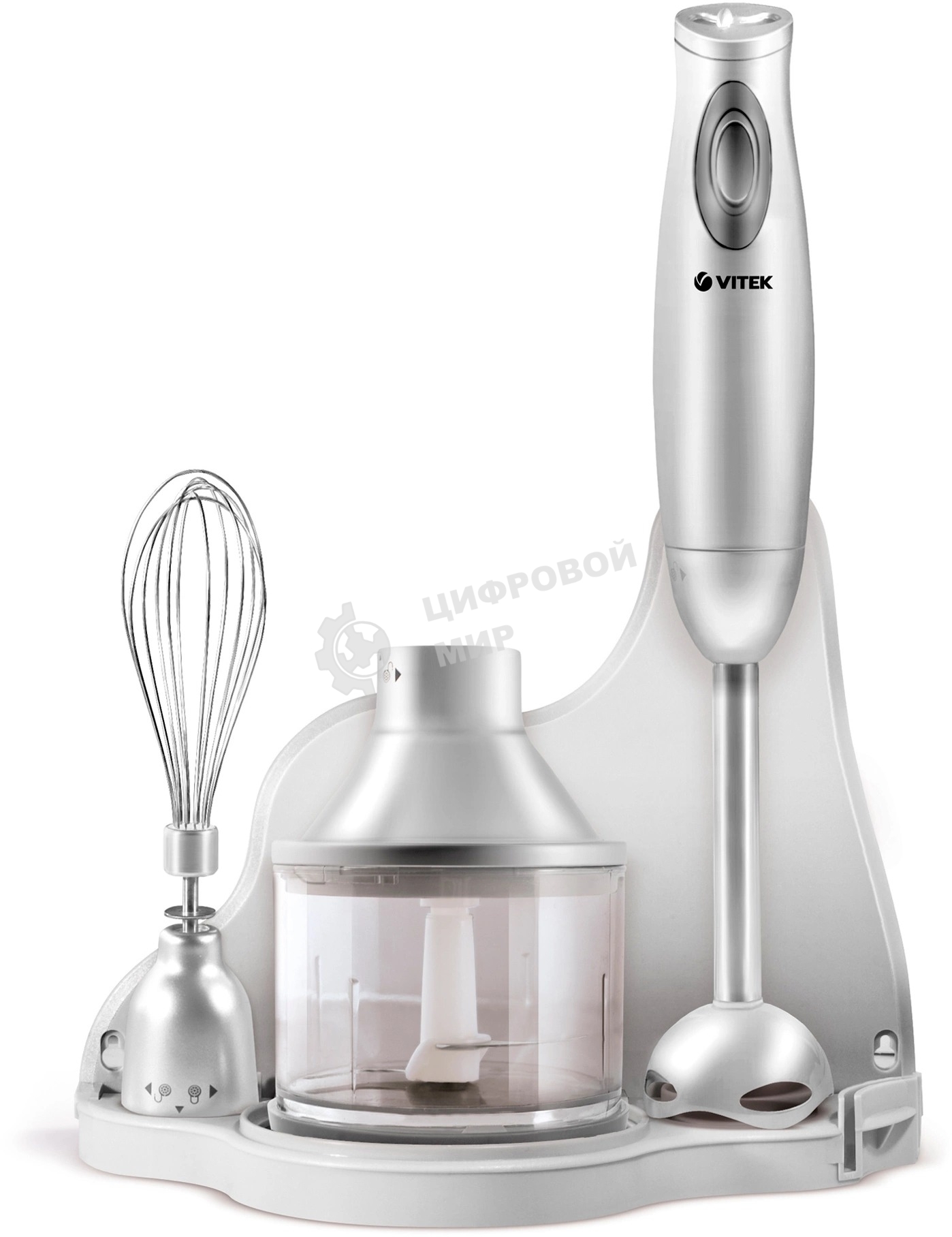Блендер погружной Vitek VT-1456 серебристый 250 Вт