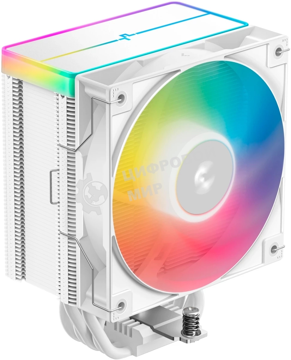 Кулер для процессора DEEPCOOL AG500 WH ARGB V2 белый 120мм алюминий+медь 1850rpm 29.4db 4-pin 240W 155мм