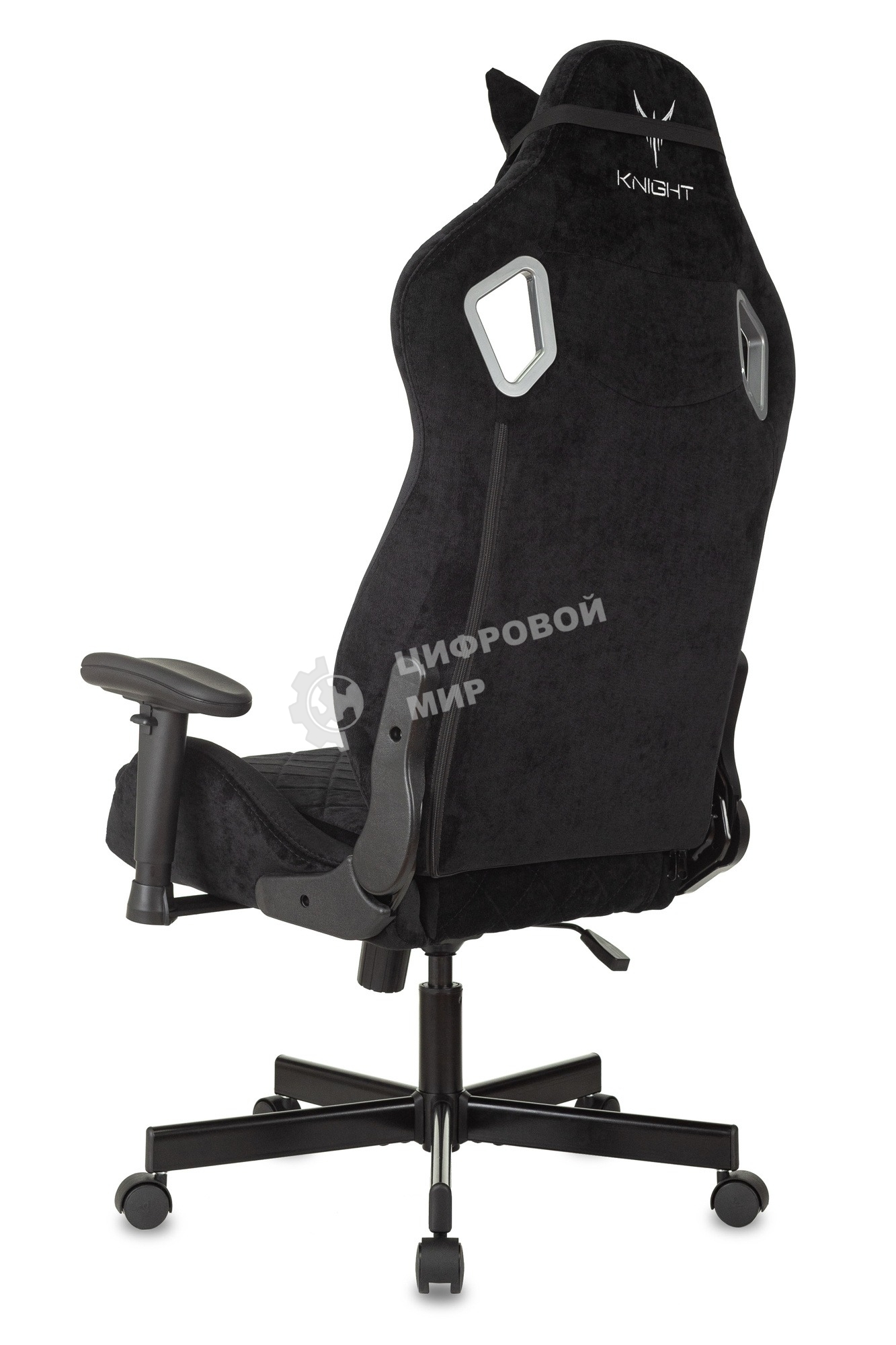 Кресло игровое Бюрократ Knight Outrider Light-20 черный с подголов. крестовина металл