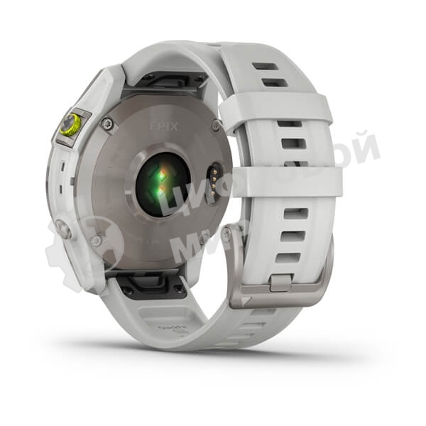 Умные часы Garmin Epix (Gen 2) Sapphire титановый белый 47мм