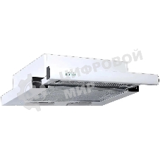 Вытяжка встраиваемая Elikor Интегра 50П-400-В2Л белый, 50 см, 400 куб. м/ч, 57 дБ