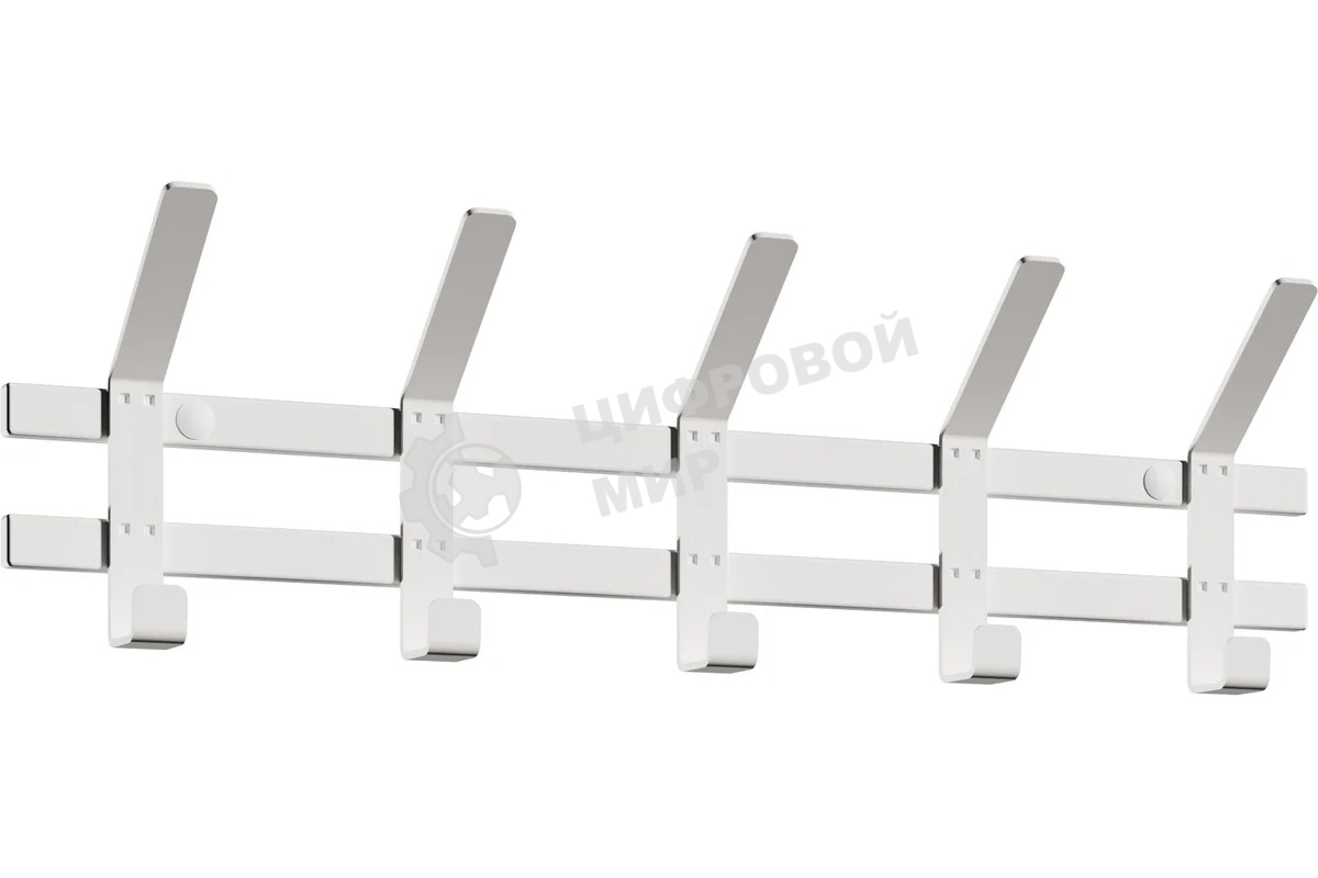 Вешалка настенная ЗМИ ТОРОНТО 5 белый ВНТ5 Б