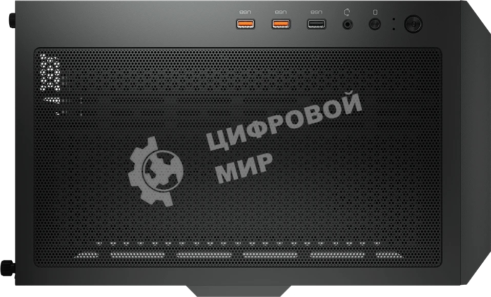 Компьютерный корпус Cougar Airface, 1x120мм Fan, без БП, черный, ATX