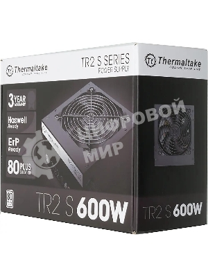 Блок питания Thermaltake TR2 S (PS-TRS-0600NPCWEU-2), 80 PLUS, 120мм, черный
