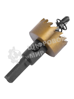 Коронка по металлу Denzel HSS, 26 мм, нитридтитановое покрытие