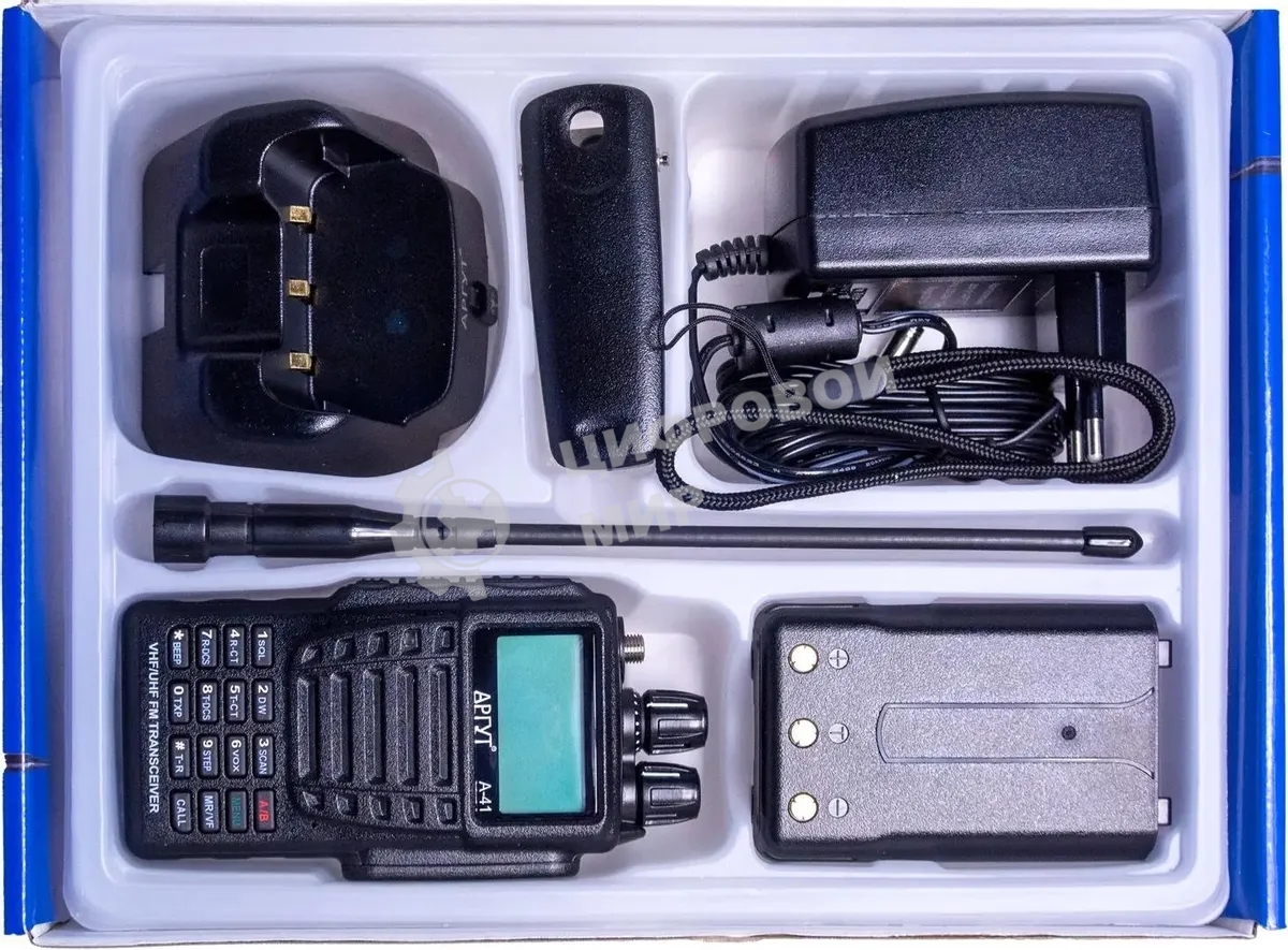 Рация Аргут А-41 199кан. до 22.20км компл.:1шт аккум. черный (RU51005)