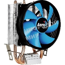 Кулер для процессора AeroCool/Formula Verkho 2 серебристый, 90 мм, алюминий/медь, 2000 об/мин, 25 дБ, 4 pin, 110 Вт, 125 мм