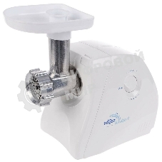 Мясорубка электрическая Ротор Альфа Р ЭМШ 35/250-3 белый, 1500 Вт, 0.58 кг/мин, реверс, защита от перегрузки, насадки - 4