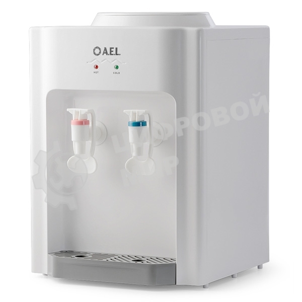 Кулер для воды AEL TD-AEL-107, верхняя загрузка, нагрев 90 °С, охлаждение 12 °С, белый