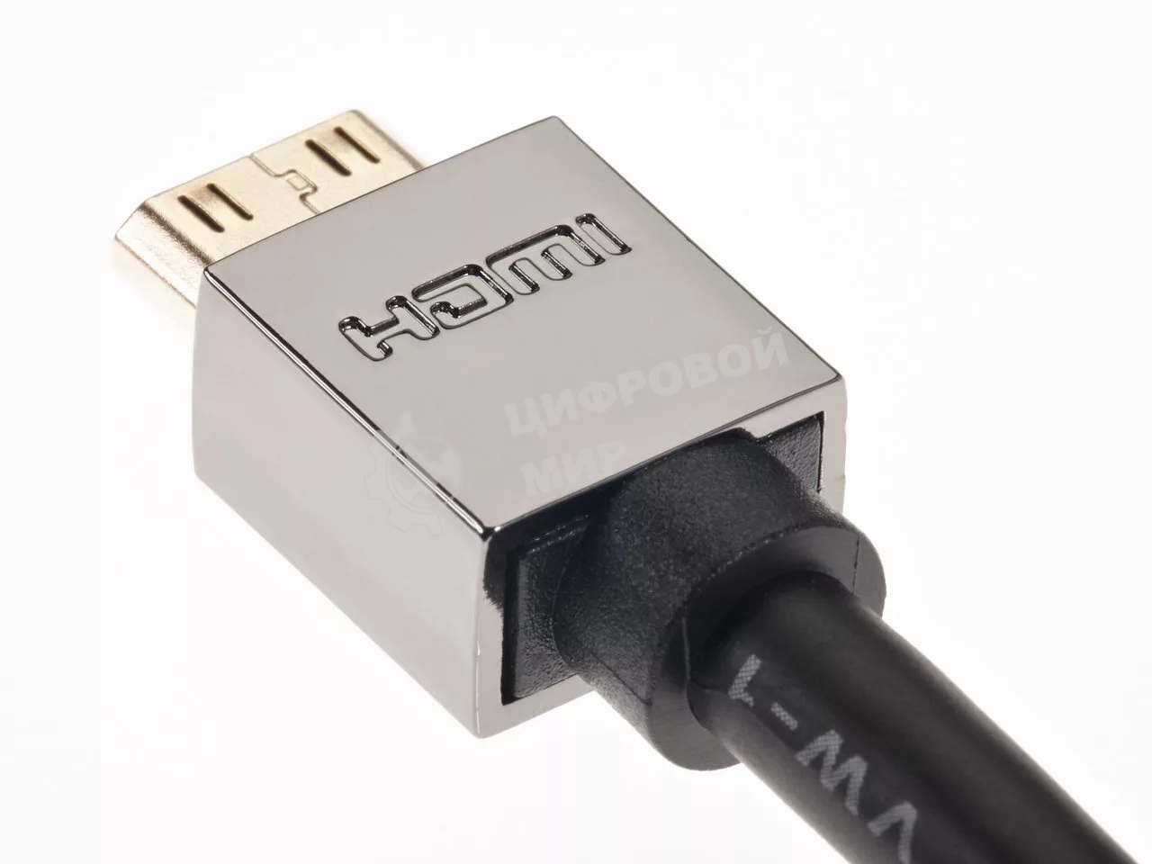 Кабель HDMI-19M --MiniHDMI-19M ver 2.0+3D/Ethernet,1.8m метал разъемы VCOM CG506AC-1.8M