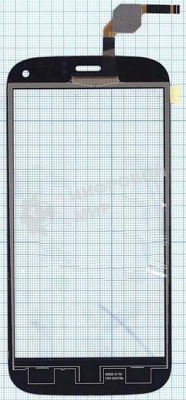 Сенсорное стекло (тачскрин) для Explay Dream, черное