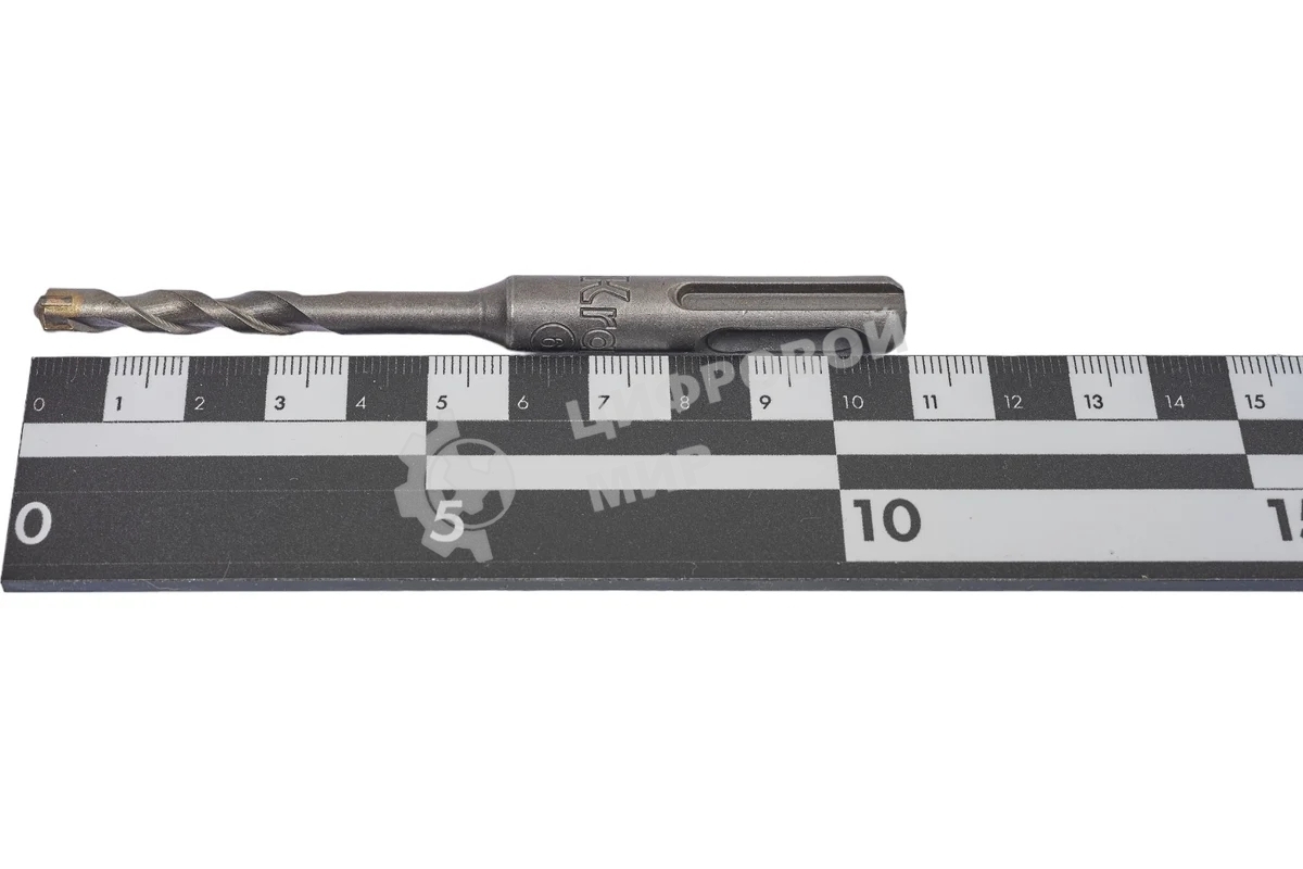 Бур по бетону Kranz 6x110x50 мм крестовая пластина SDS PLUS