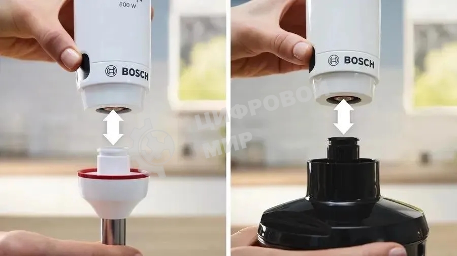 Блендер погружной Bosch MSM4W421 800 Вт, белый