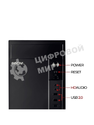 Компьютерный корпус Ginzzu B410 mATX