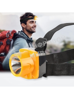 Фонарь налобный ЭРА светодиодный Трофи TG1 аккумуляторный, яркий, 4V0.5А·ч, 1xLED, ЗУ 220V