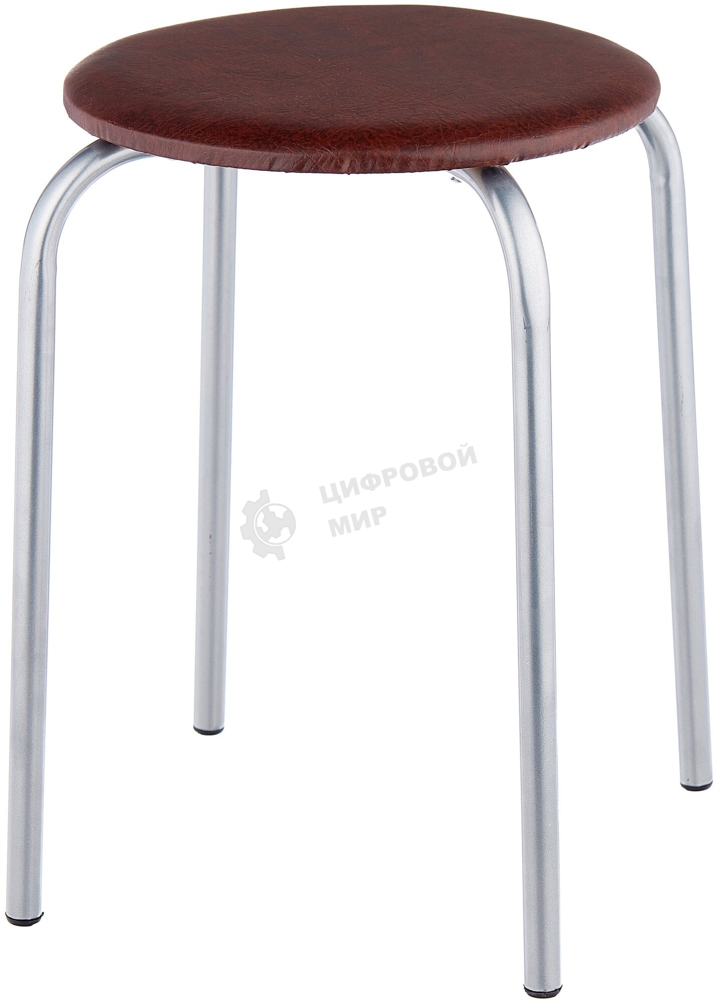 Табурет НИКА Эконом ТЭ2/К коричневый, кругл.