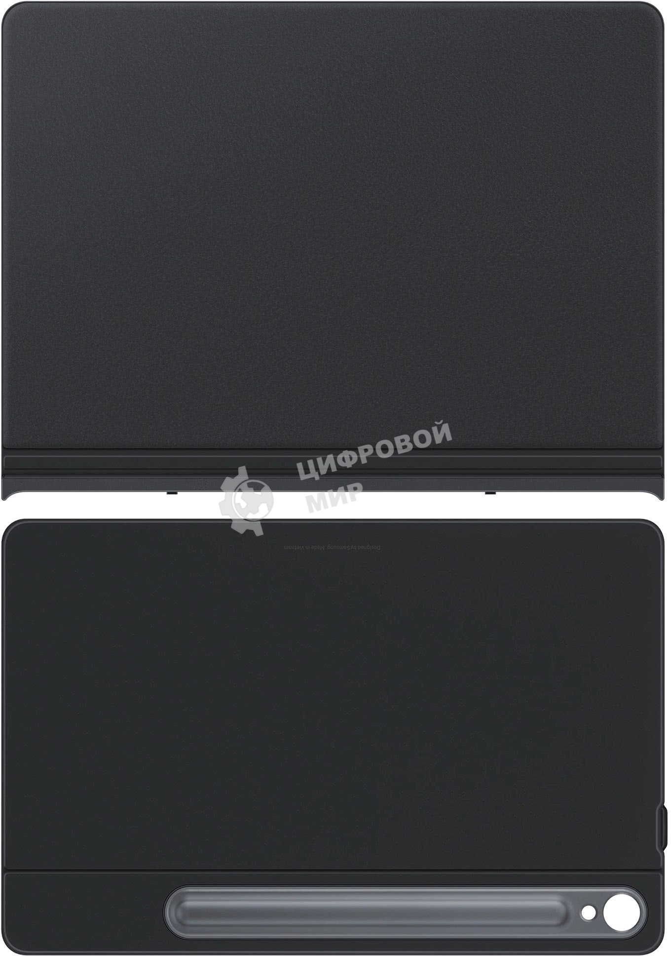 Чехол Samsung для Samsung Galaxy Tab S9 Smart Book Cover полиуретан черный (EF-BX710PBEGRU)