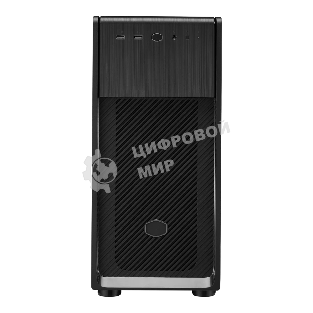 Компьютерный корпус без блока питания Cooler Master Elite 500, 2xUSB3.2, 1x120Fan, w/o PSU, Black, w/o ODD, Window TG left panel, ATX