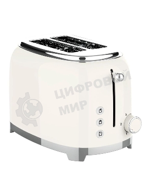 Тостер Tesler TT-260, бежевый, 815 Вт, 2 слота