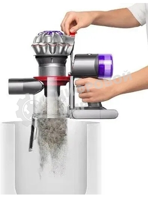 Пылесос Dyson V8 Absolute SV25 желтый/никель, питание от аккумулятора, 115 Вт, уборка сухая, пылесборник 0,54 л