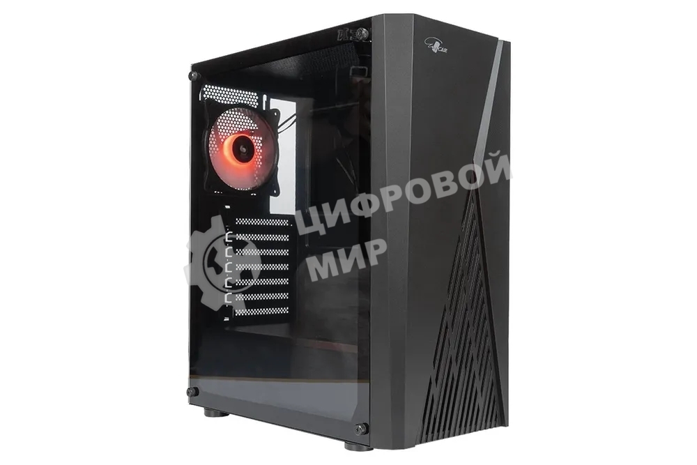 Компьютерный корпус ATX Eurocase A39 ARGb черный без БП закаленное стекло USB 3.0