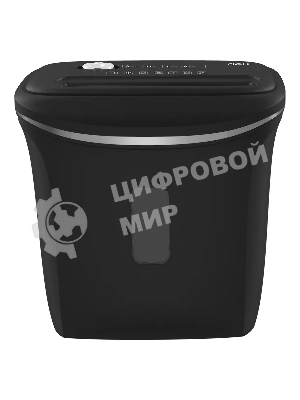 Шредер Deli E9945 черный (секр.P-4) фрагменты 6лист. 12лтр. скобы пл.карты