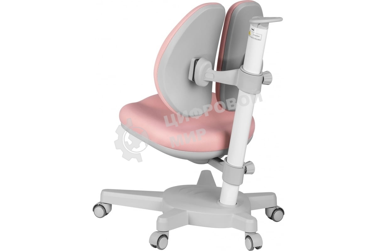 Кресло детское Cactus CS-CHR-3604PK розовый крестов. пластик серый