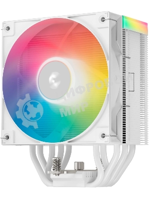 Кулер для процессора DEEPCOOL AG500 WH ARGB V2 белый 120мм алюминий+медь 1850rpm 29.4db 4-pin 240W 155мм