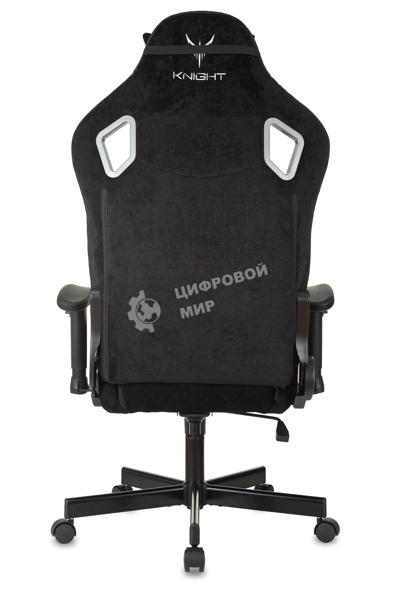 Кресло игровое Бюрократ Knight Outrider Light-20 черный с подголов. крестовина металл