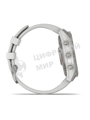 Умные часы Garmin Epix (Gen 2) Sapphire титановый белый 47мм