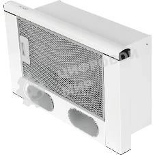 Вытяжка встраиваемая Elikor Интегра 50П-400-В2Л белый, 50 см, 400 куб. м/ч, 57 дБ