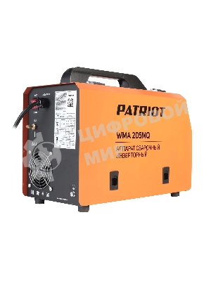 Полуавтомат сварочный инверторный PATRIOT WMA 205MQ MIG/MAG/MMA, полуавтоматическая сварка в среде газа (MIG/MAG) стальной и флюсовой проволокой 0.6/0.8 мм, сварка электродом (MMA) до 4мм, сварочный ток в режиме MIG: 40-200А; сварочный ток в режиме MMA: 40-200А; ПВ при макс. токе: 60%
