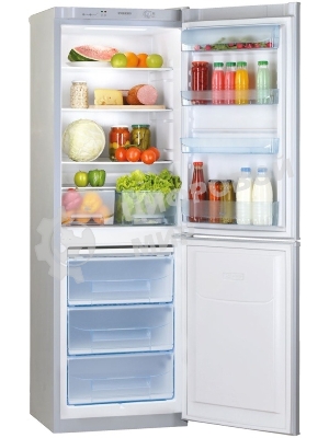 Холодильник Pozis RK-139 серебристый глянц. двухкамерный 188/97 л морозилка снизу