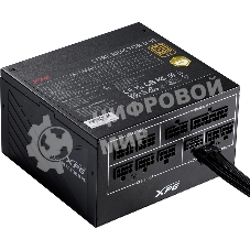 Блок питания ADATA XPG COREREACTORIIVE850G-BKCEU, 850Вт, 80 PLUS Gold, 120мм, модульный, черный
