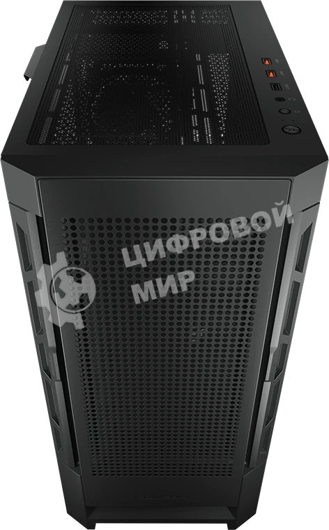 Компьютерный корпус Cougar Airface, 1x120мм Fan, без БП, черный, ATX
