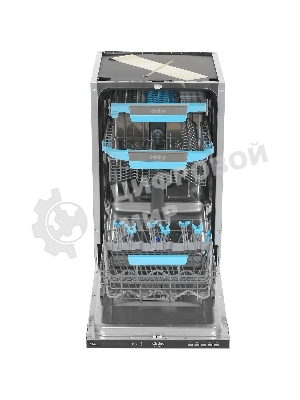 Встраиваемая посудомоечная машина Korting KDI 45570, нержавеющая сталь, 44.8 см, 10 компл., 47 дБ, класс A++