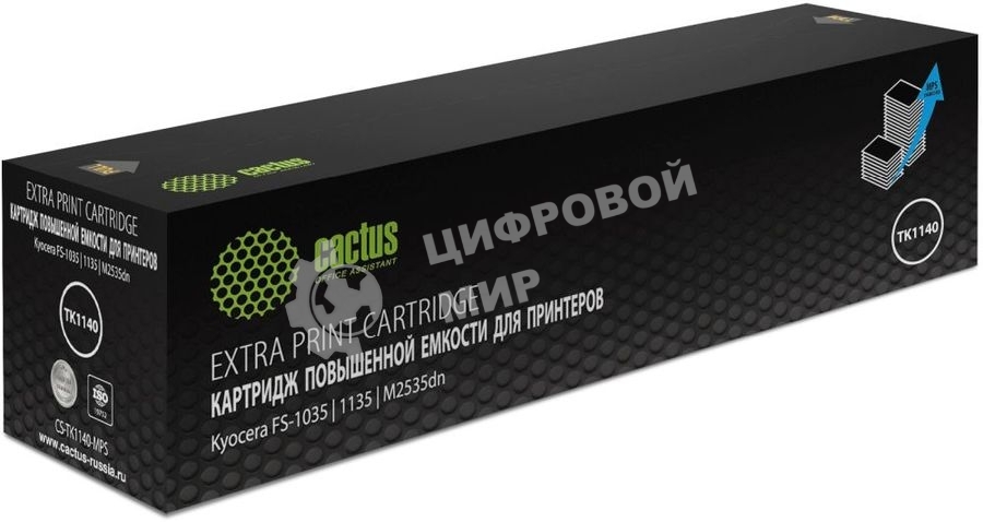 Картридж лазерный Cactus CS-TK1140-MPS черный (14400стр.) для Kyocera FS-1035/1135/M2535dn