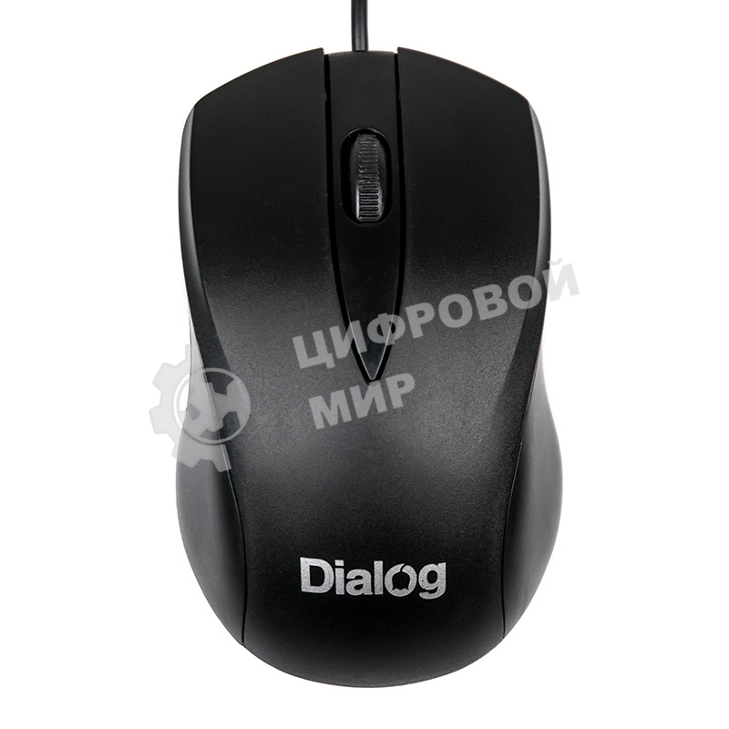 Мышь проводная Dialog Comfort MOС-15U черный, 1200 dpi, USB, кнопки - 3