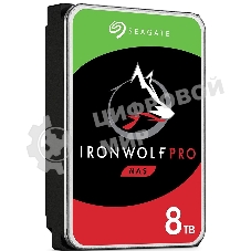Жесткий диск Seagate SATA-III 8Tb ST8000NT001 NAS Ironwolf Pro 512E (7200rpm) 256Mb 3.5
