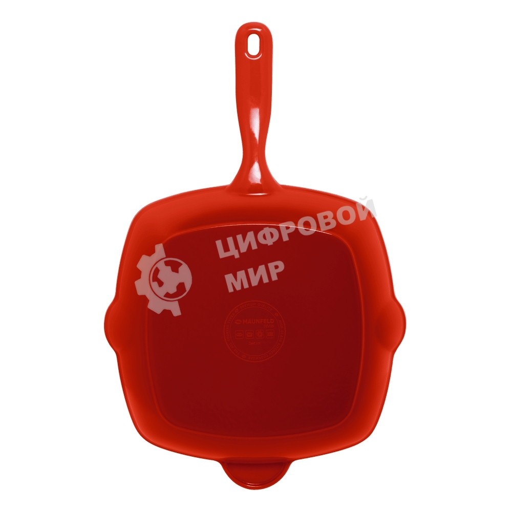 Сковорода-гриль Maunfeld DEVON MGP27CE16R из эмалированного чугуна, 27х27 см