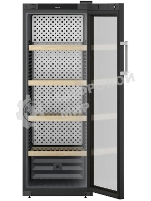 Винный шкаф Liebherr WPbli 5031 черный, 426 л, 1 отсек, 196 бут., класс F