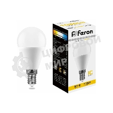 Лампа светодиодная Feron LB-950 13Вт Е14 теплый матовый шар
