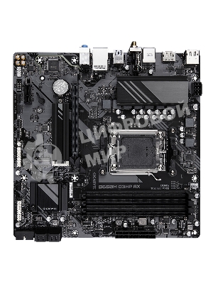 Материнская плата Gigabyte B650M D3HP AX (V1.2), AM5, AMD B650, 4xDDR5, 4xSATA, 2xM.2, 1xPCI-E 4.0 x16, 1xPCI-E 4.0 x1, 3xUSB-A 3.2 Gen 1, 1xUSB-C 3.2 Gen 2, 1x 2.5Gb LAN, 3x3.5 мм, 7.1, Micro-ATX